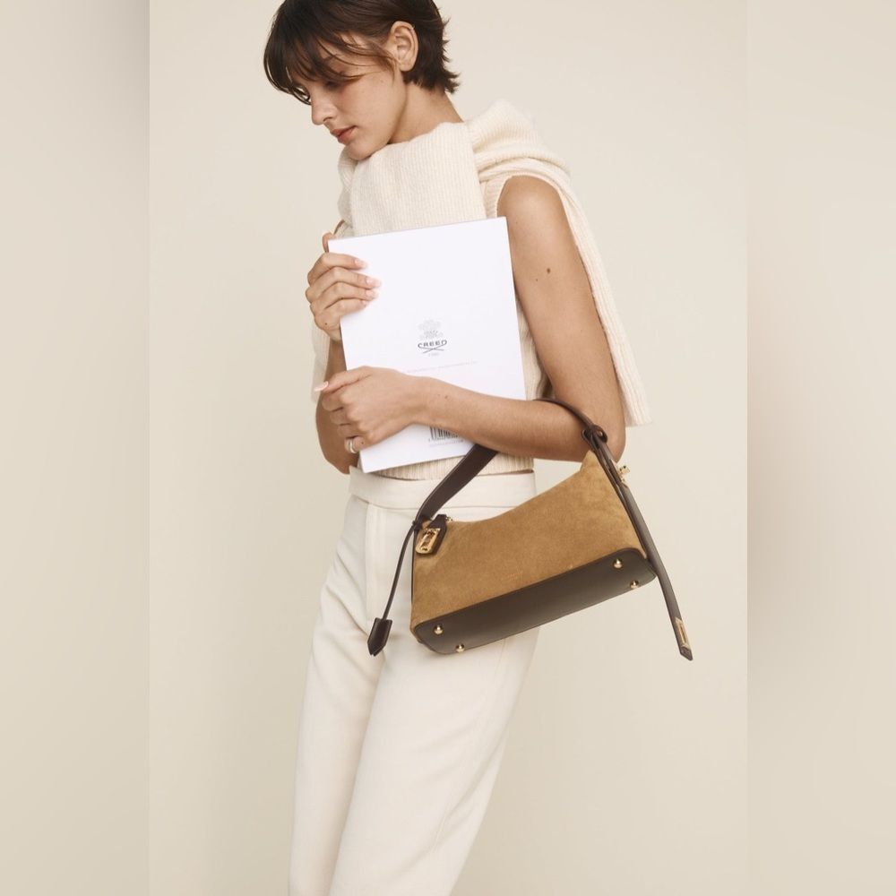 Verified Gold Suede Hobo Bag - Picture 7 of 16